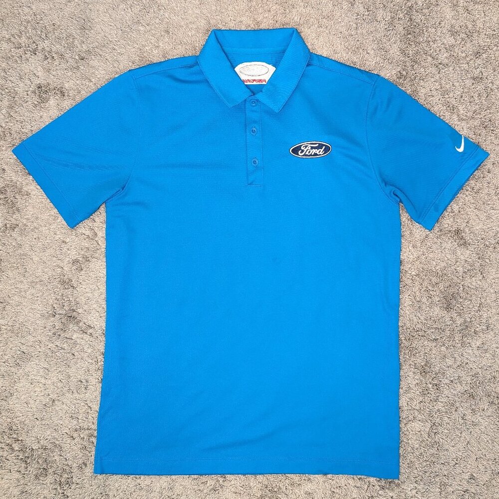 Ford Performance Blue Nike Polo - Men's Medium